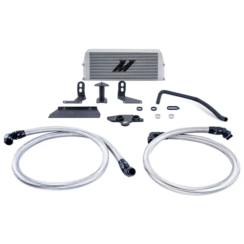Mishimoto 11-19 Ford 6.7L Powerstroke Performance Oil Cooler Kit - Silver 1