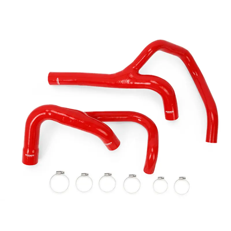 Mishimoto 13-14 Dodge Ram 6.7L Cummins Silicone Radiator Hose Kit Red 1