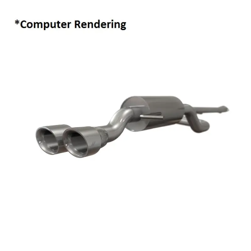 Mishimoto 14-16 Ford Fiesta St 1.6L 2.5In Stainless Steel Cat-Back Exhaust W/ Black Tips 1