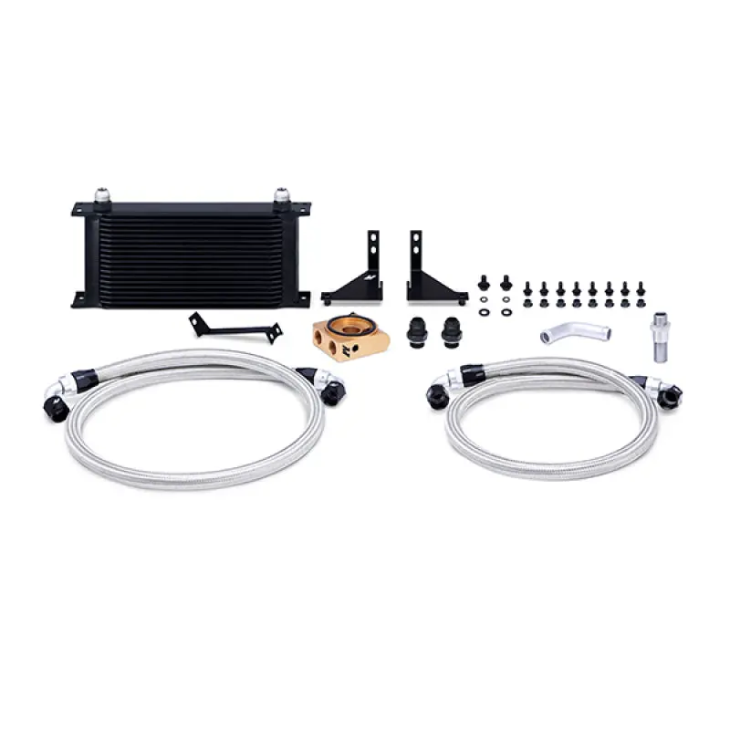 Mishimoto 14-16 Ford Fiesta St Thermostatic Oil Cooler Kit - Black 2