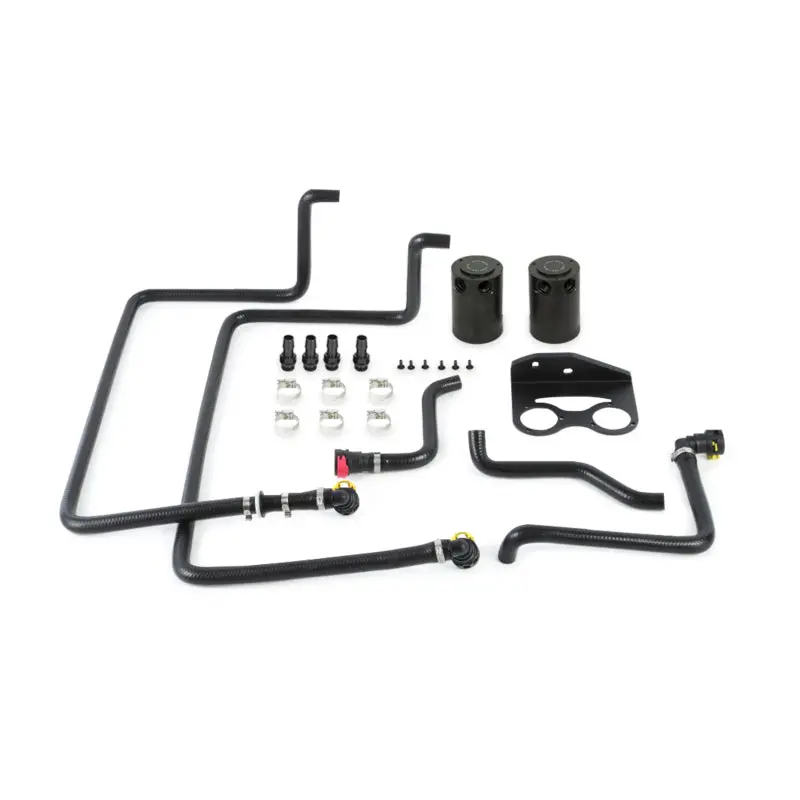 Mishimoto 15-16 Ford F-150 Ecoboost 3.5L Baffled Oil Catch Can Kit - Black 1