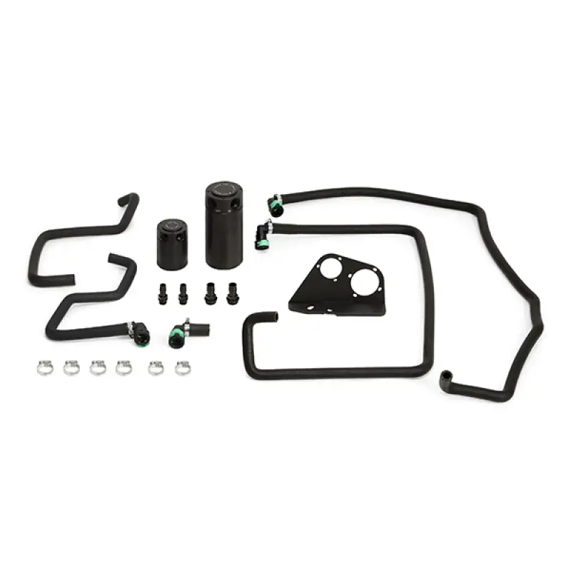 Mishimoto 15-16 Ford F-150 Ecoboost 3.5L Baffled Oil Catch Can Kit - Black 2