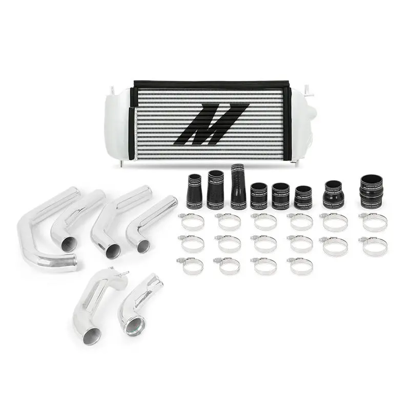 Mishimoto 15-17 Ford F-150 Ecoboost 2.7L Silver Performance Intercooler Kit W/ Polished Pipes 1