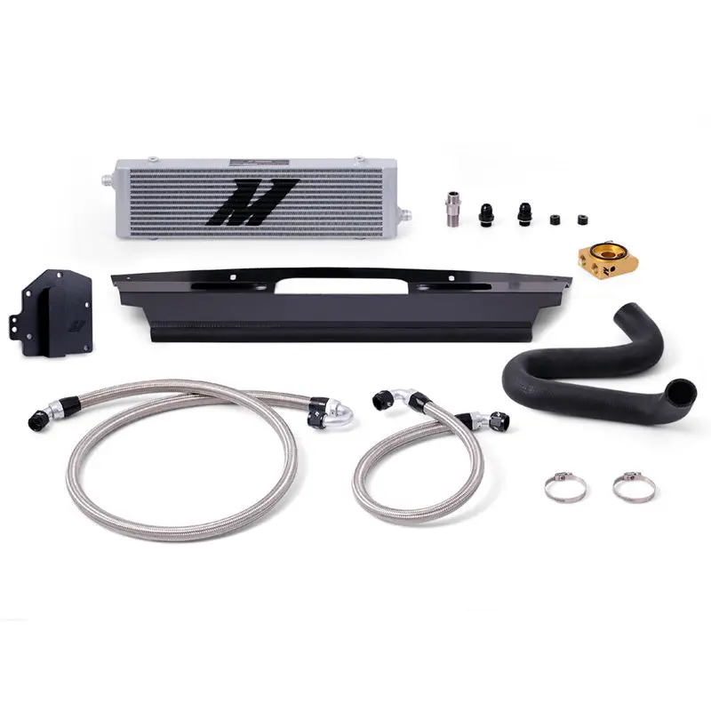 Mishimoto 15-17 Ford Mustang Gt Right-Hand Drive Thermostatic Oil Cooler Kit - Silver 1