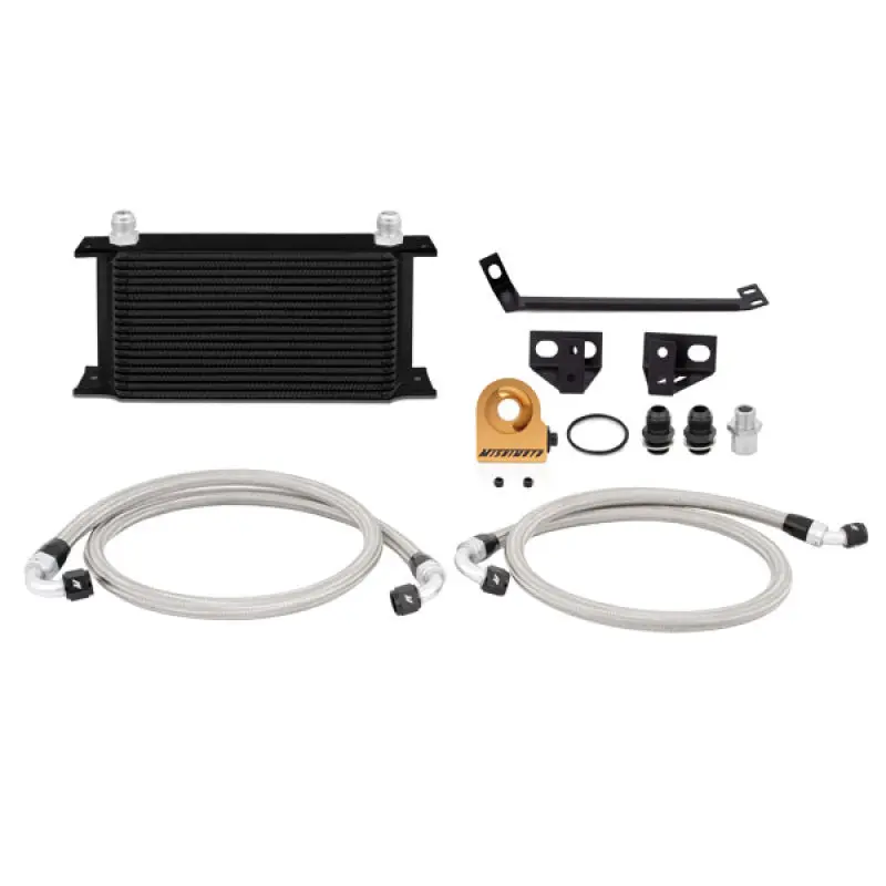 Mishimoto 15 Ford Mustang Ecoboost Thermostatic Oil Cooler Kit - Black 2