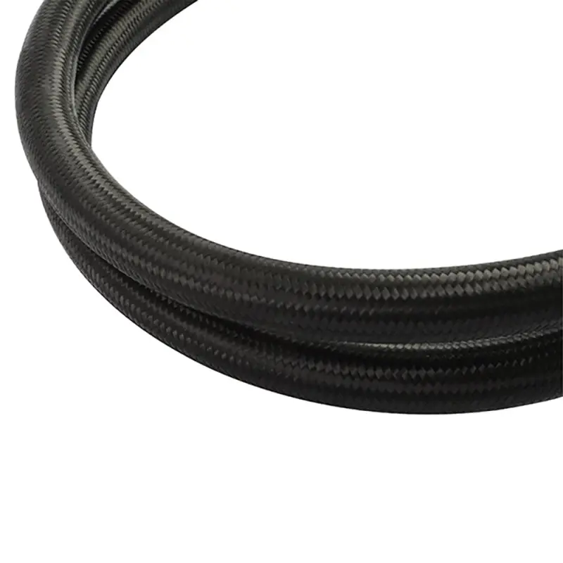 Mishimoto 15Ft Stainless Steel Braided Hose W/ -6An Fittings - Black 2