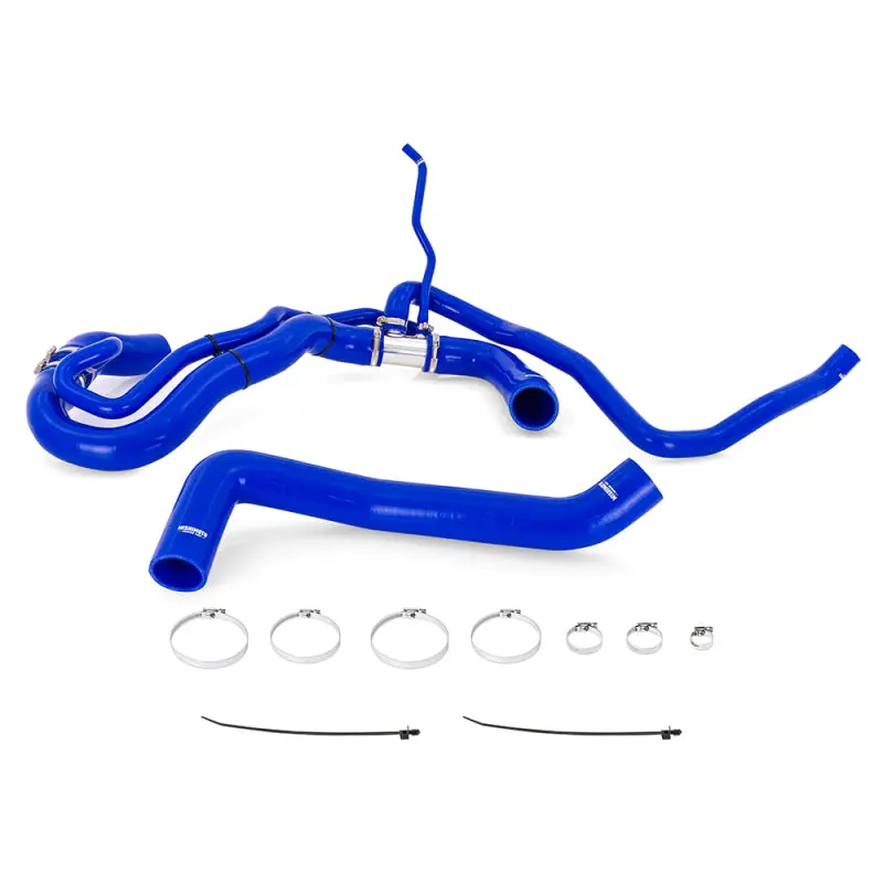Mishimoto 17-19 Chevrolet Duramax 6.6L L5p Blue Silicone Radiator Hose Kit 1