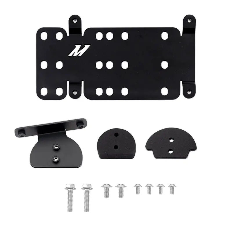 Mishimoto 19-21 Chevy 1500 Tow Hook License Plate Relocation Bracket 1