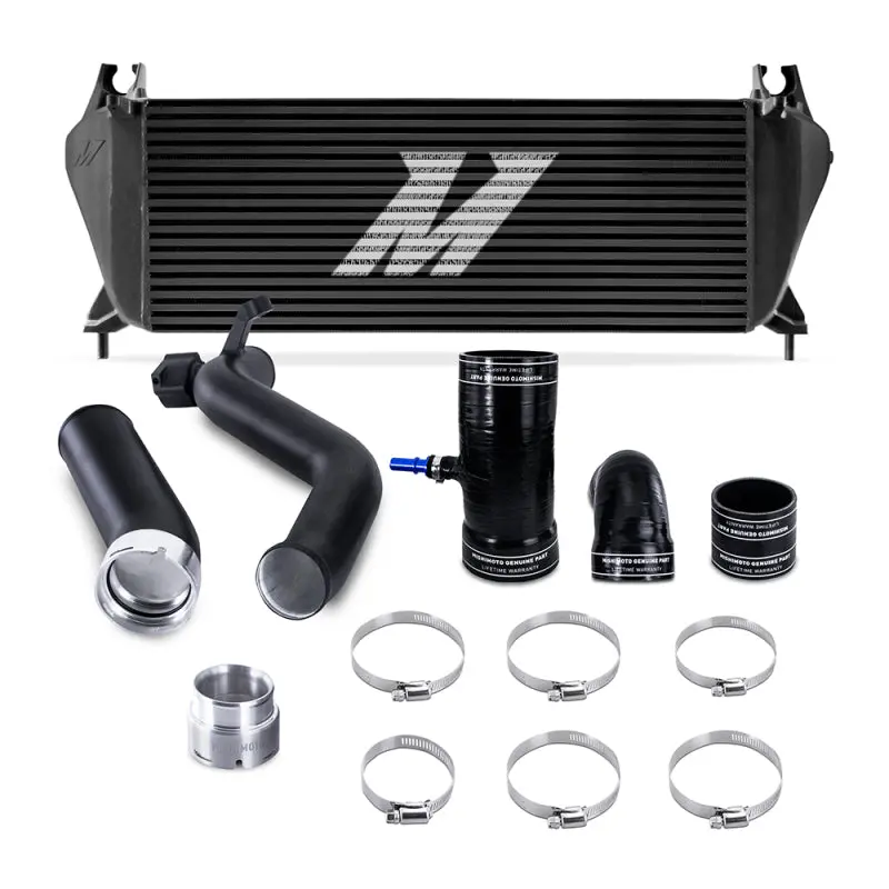 Mishimoto 19+ Ford Ranger 2.3L Ecoboost Intercooler Kit - Black + Mwbk Pipes 1
