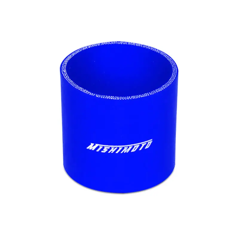 Mishimoto 2.5 Inch Blue Straight Coupler 1