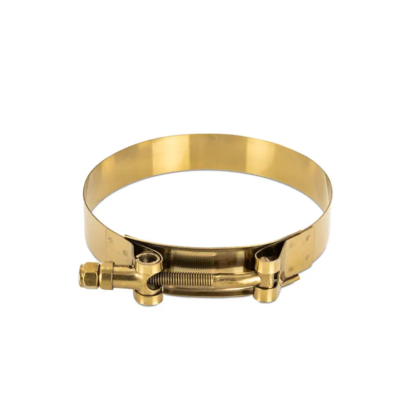 Mishimoto 2.5 Inch Stainless Steel T-Bolt Clamps - Gold 1