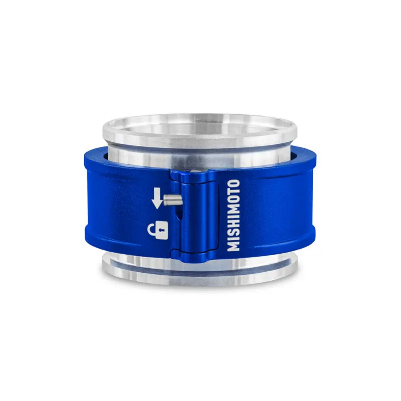 Mishimoto 2.5In Quick Release Clamp Assembly - Blue 1
