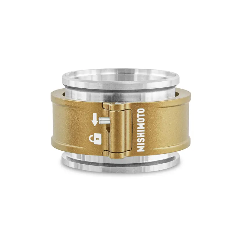 Mishimoto 2.5In Quick Release Clamp Assembly - Gold 1