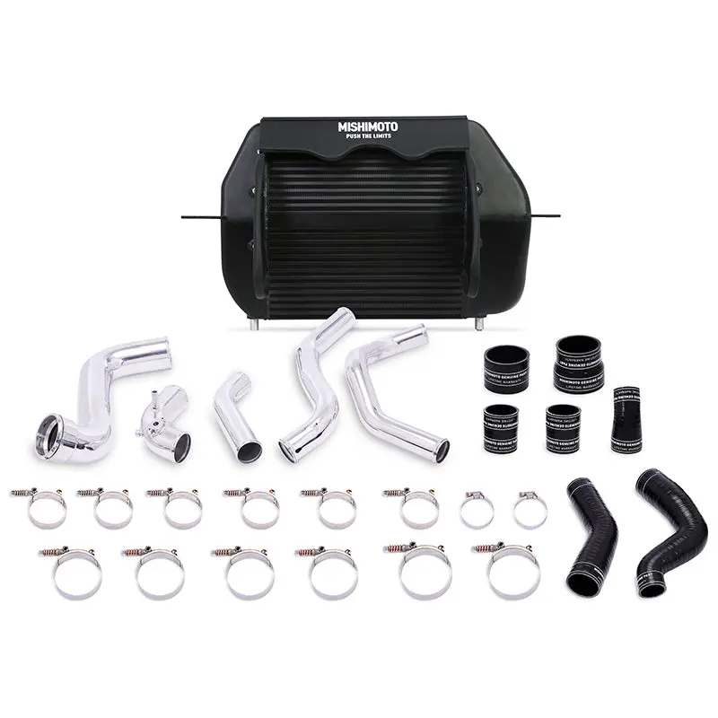 Mishimoto 2011-2014 Ford F-150 Ecoboost Black Intercooler W/ Polished Pipes 1