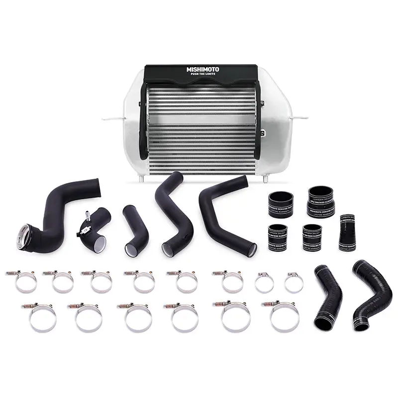 Mishimoto 2011-2014 Ford F-150 Ecoboost Silver Intercooler W/ Black Pipes 1