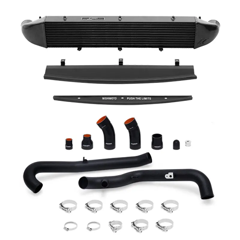 Mishimoto 2014-2016 Ford Fiesta St 1.6L Front Mount Intercooler (Black) Kit W/ Pipes (Black) 2