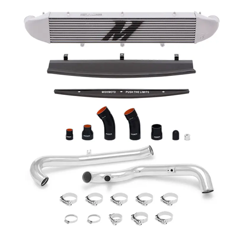Mishimoto 2014-2016 Ford Fiesta St 1.6L Front Mount Intercooler (Silver) Kit W/ Pipes (Silver) 1