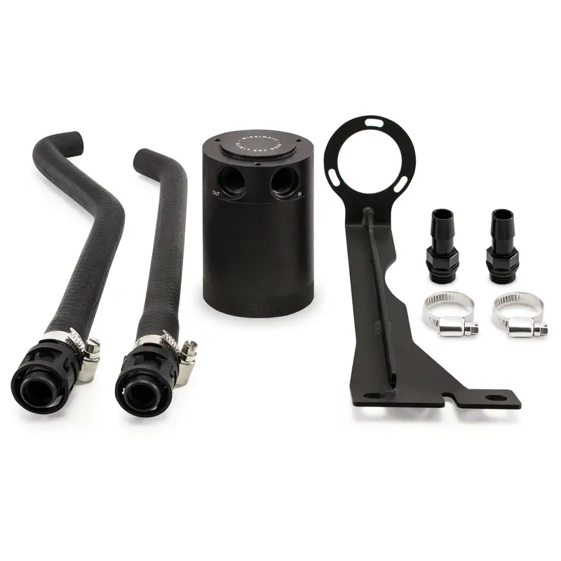 Mishimoto 2014+ Ford Fiesta St Baffled Oil Catch Can Kit - Black 1