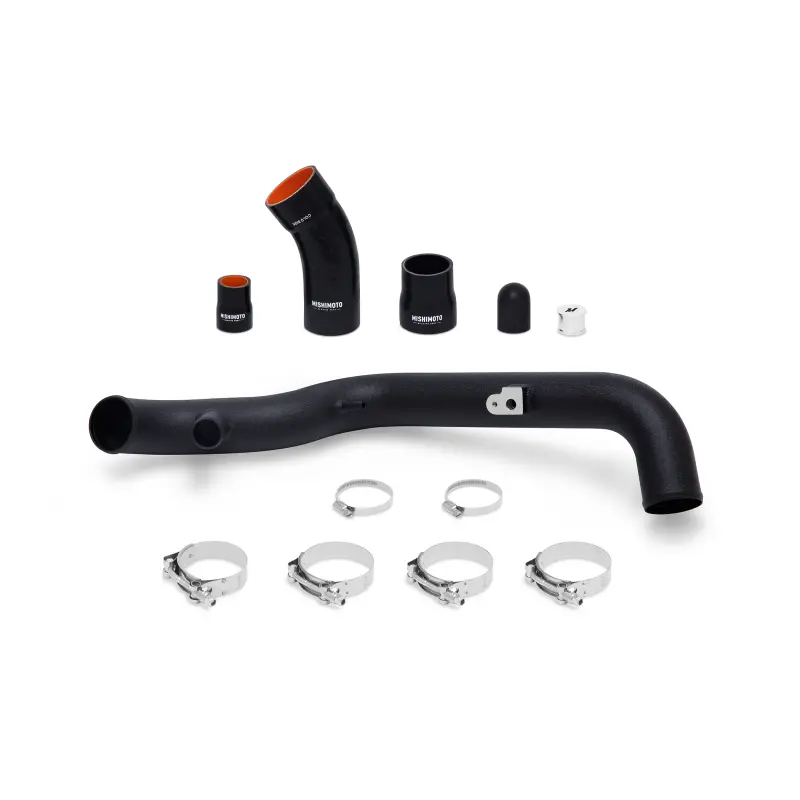Mishimoto 2014+ Ford Fiesta St Hot-Side Intercooler Pipe Kit - Wrinkle Black 1
