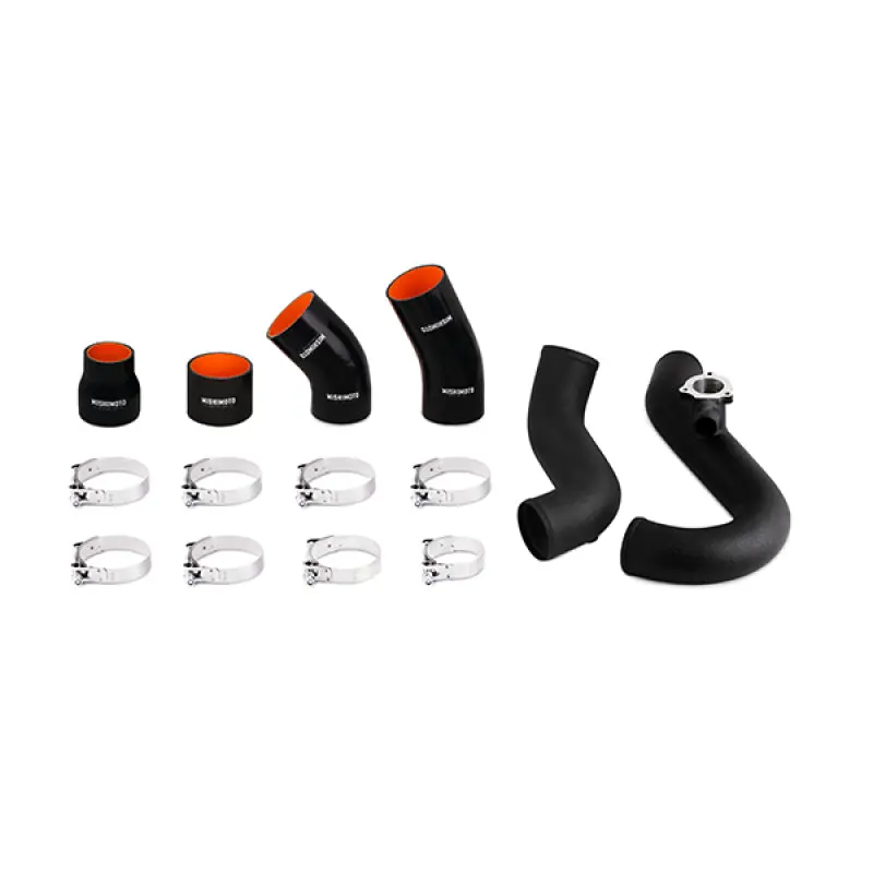 Mishimoto 2015 Ford Mustang Ecoboost 2.3L Intercooler Wrinkle Black Pipe And Boot Kit 2