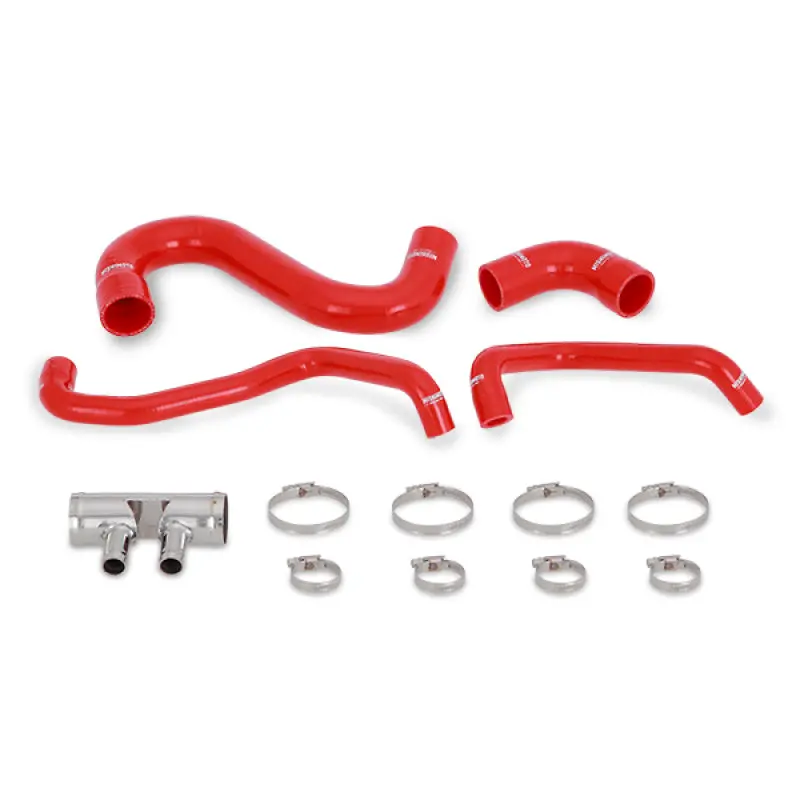 Mishimoto 2015+ Ford Mustang Gt Silicone Lower Radiator Hose - Red 1