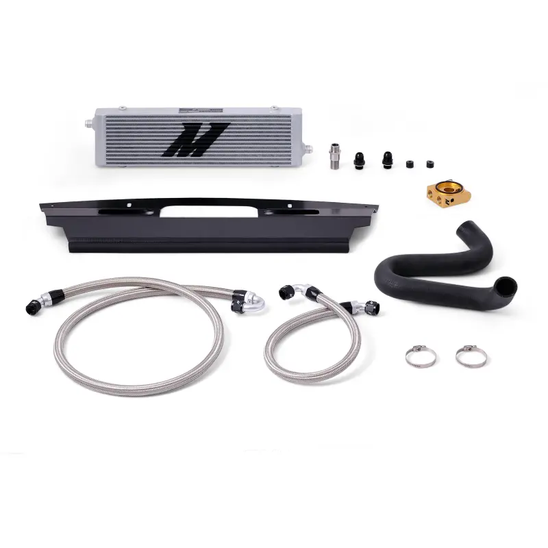 Mishimoto 2015+ Ford Mustang Gt Thermostatic Oil Cooler Kit - Silver 2