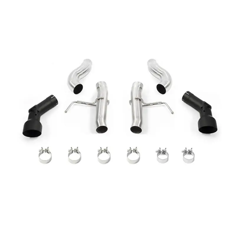 Mishimoto 2016+ Chevrolet Camaro 2.0T Dual-Tip Race Axle-Back Exhaust W/ Black Tips 1