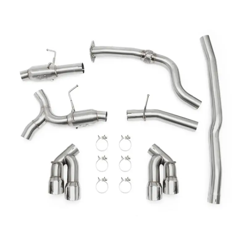 Mishimoto 2016+ Chevrolet Camaro 2.0T Quad Polished Tip Cat-Back Exhaust 1