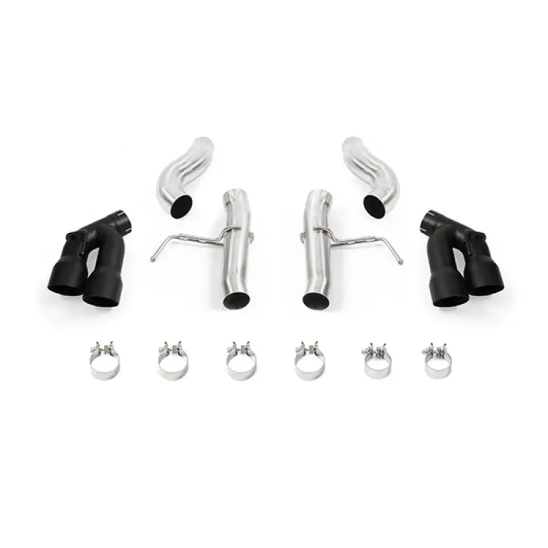 Mishimoto 2016+ Chevrolet Camaro 2.0T Quad-Tip Race Axle-Back Exhaust W/ Black Tips 1
