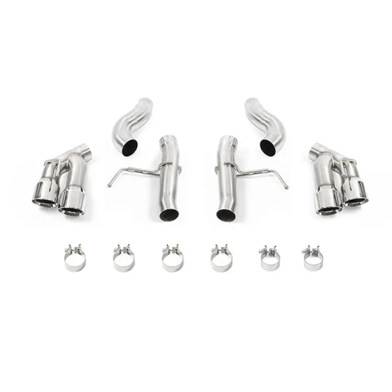 Mishimoto 2016+ Chevrolet Camaro 2.0T Quad-Tip Race Axle-Back Exhaust W/ Polished Tips 1