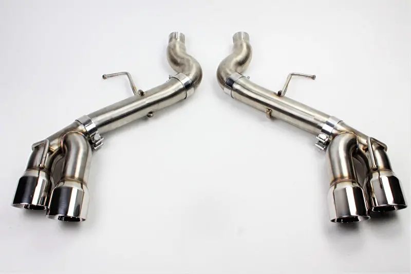 Mishimoto 2016+ Chevrolet Camaro Quad-Tip Race Axle-Back Exhaust W/ Polished Tips 1