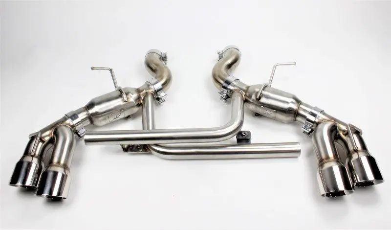Mishimoto 2016+ Chevrolet Camaro Ss Quad-Tip Pro Axle-Back Exhaust W/ Polished Tips 1