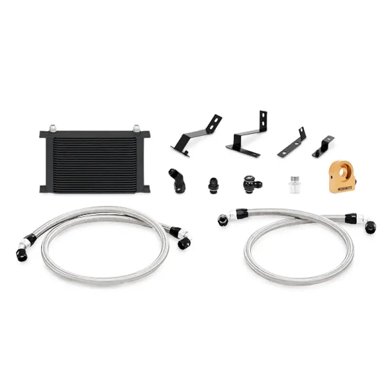 Mishimoto 2016+ Chevy Camaro Oil Cooler Kit W/ Thermostat - Black 1