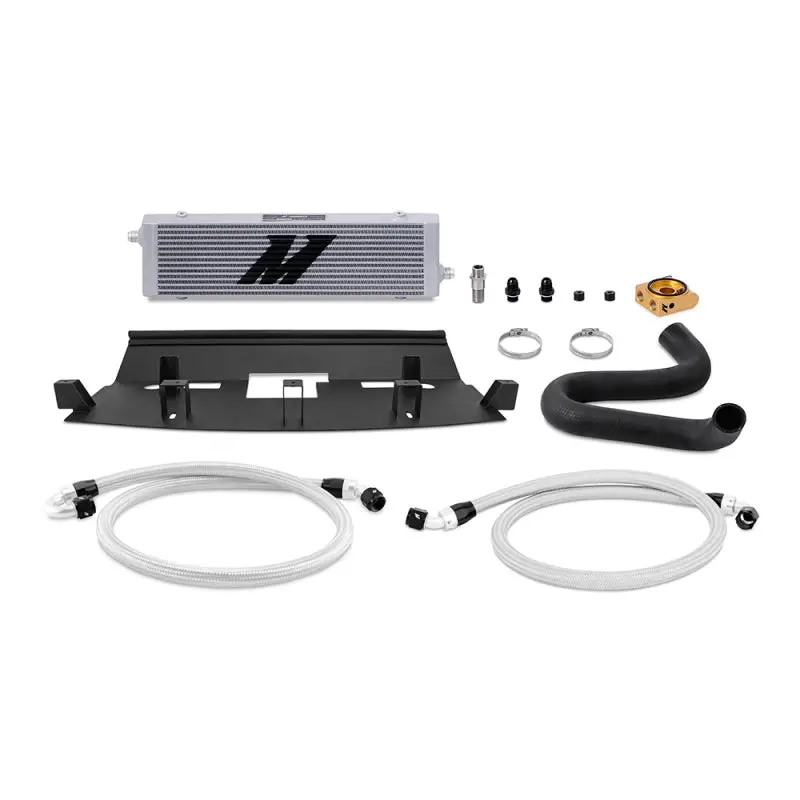 Mishimoto 2018+ Ford Mustang Gt Thermostatic Oil Cooler Kit - Silver 1