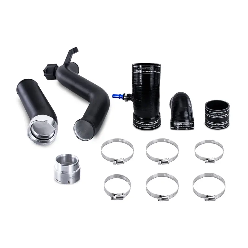 Mishimoto 2019+ Ford Ranger 2.3L Intercooler Pipe & Boot Kit - Micro-Wrinkle Black 1