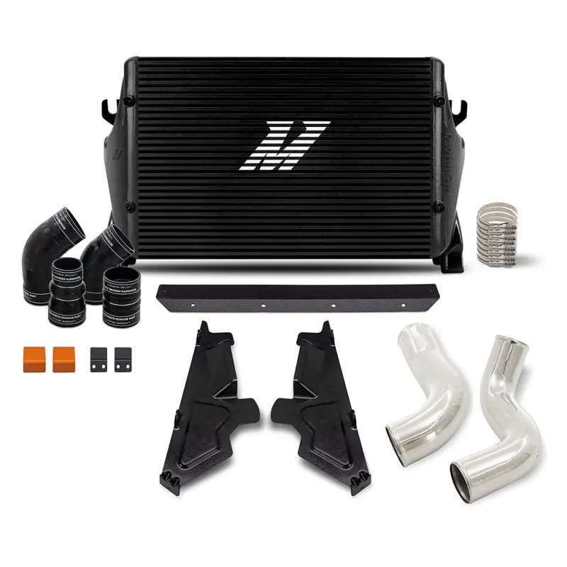 Mishimoto 2019+ Ram 6.7L Cummins Intercooler Kit Bk Cooler P Pipes 1