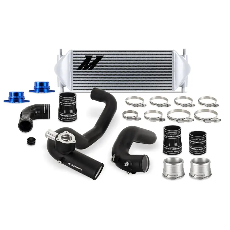 Mishimoto 2021+ Ford Bronco 2.3L Intercooler Kit - Black Pipes/Silver Core 1