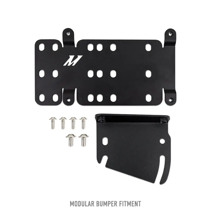 Mishimoto 2021+ Ford Bronco Modular Bumper License Plate Relocation 1