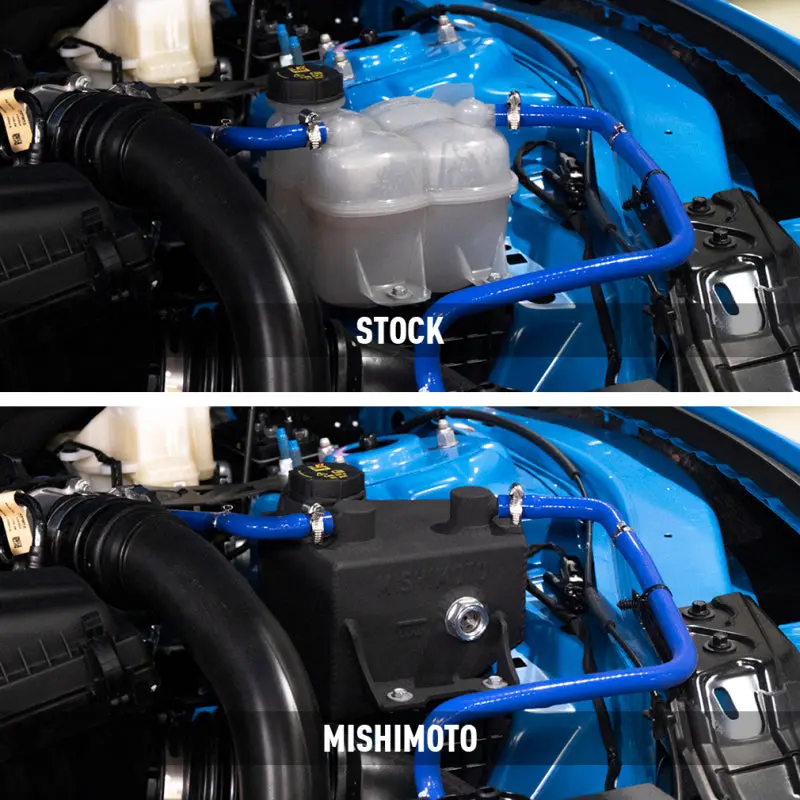 Mishimoto 2024+ Ford Mustang V8/2.3L Ecoboost Expansion Tank - Polished 2