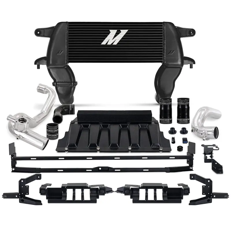 Mishimoto 21+ Bronco 2.3L High Mount Int Kit Bk Core P Pipes 1