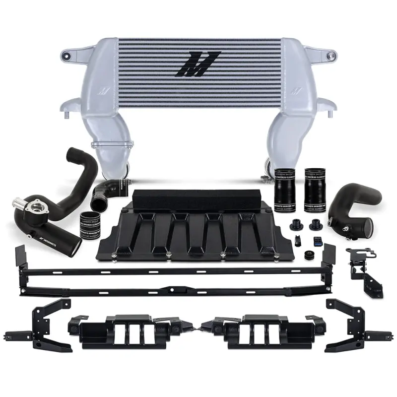 Mishimoto 21+ Bronco 2.3L High Mount Int Kit Sl Core Bk Pipes 1