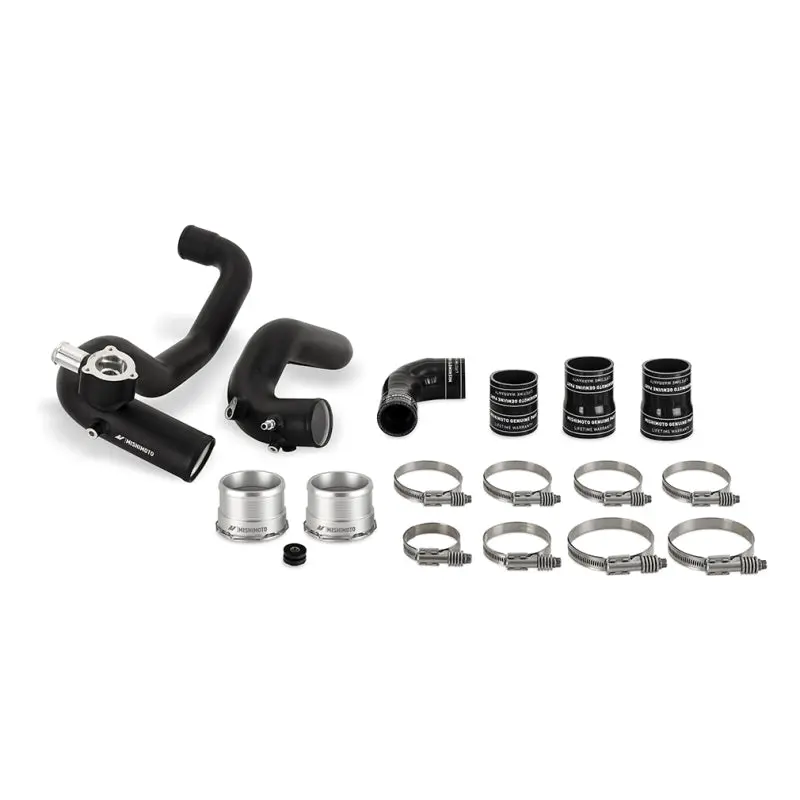 Mishimoto 21+ Bronco 2.3L Intercooler Pipe Kit Micro Wrinkle Black 1