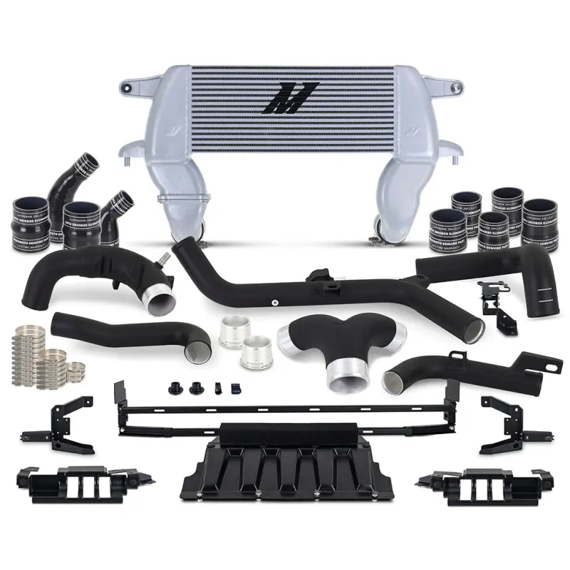 Mishimoto 21+ Ford Bronco 2.7L High Mount Int Kit Bk Pipes Sl Core 1