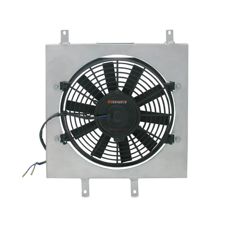 Mishimoto 22X18x3.5 Dual Pass Race Radiator Aluminum Fan Shroud Kit 1