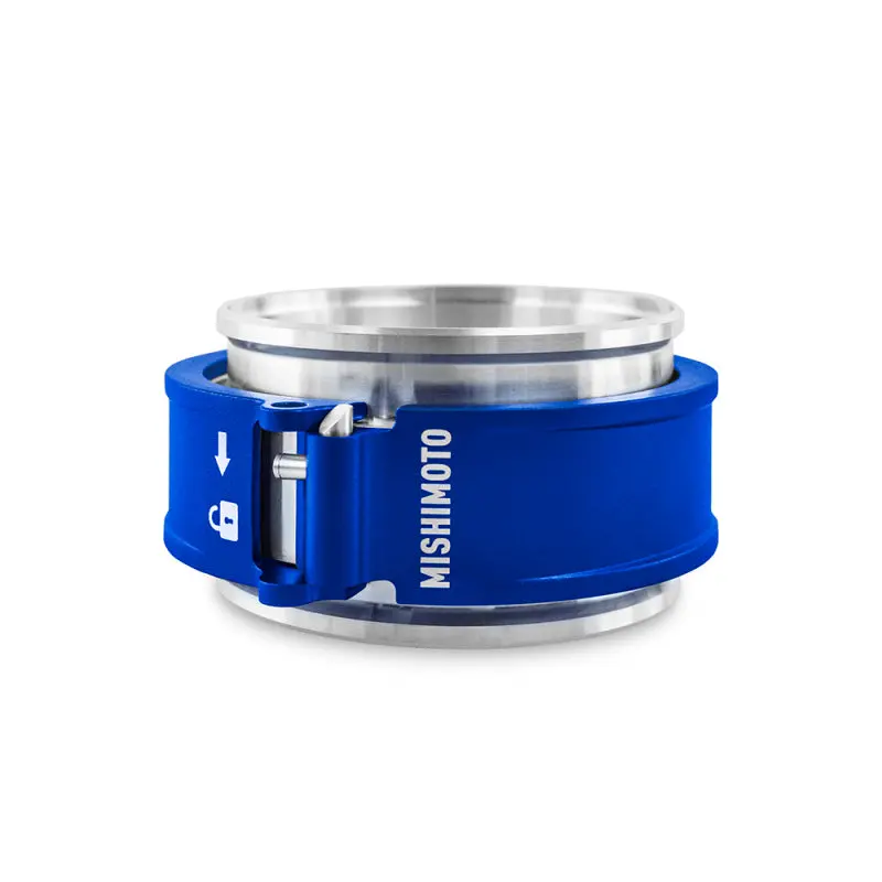Mishimoto 3.0In Quick Release Clamp Assembly - Blue 1