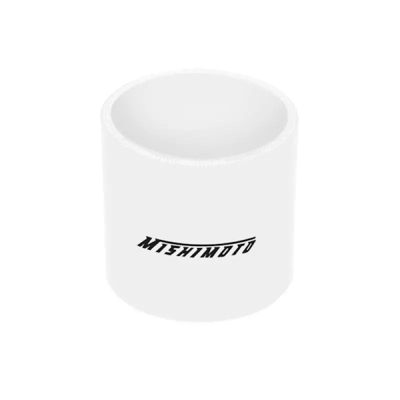 Mishimoto 3.0In. Straight Coupler White 1
