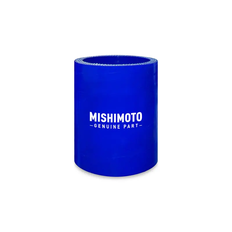 Mishimoto 3.5 Inch Straight Coupler - Blue 1