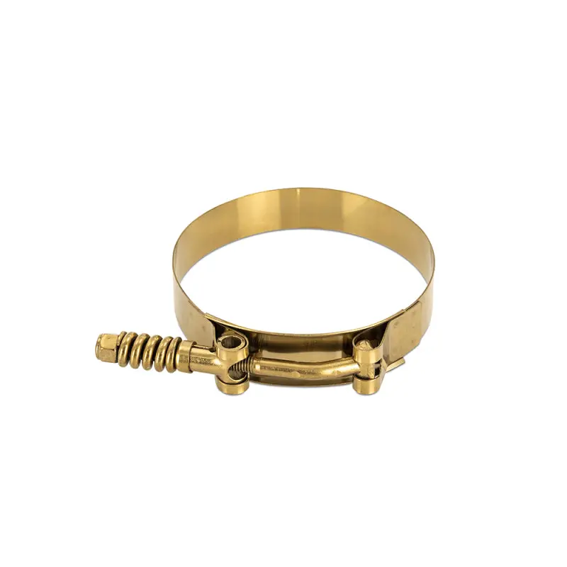 Mishimoto 3.75 Inch Stainless Steel Constant Tension T-Bolt Clamp - Gold 1