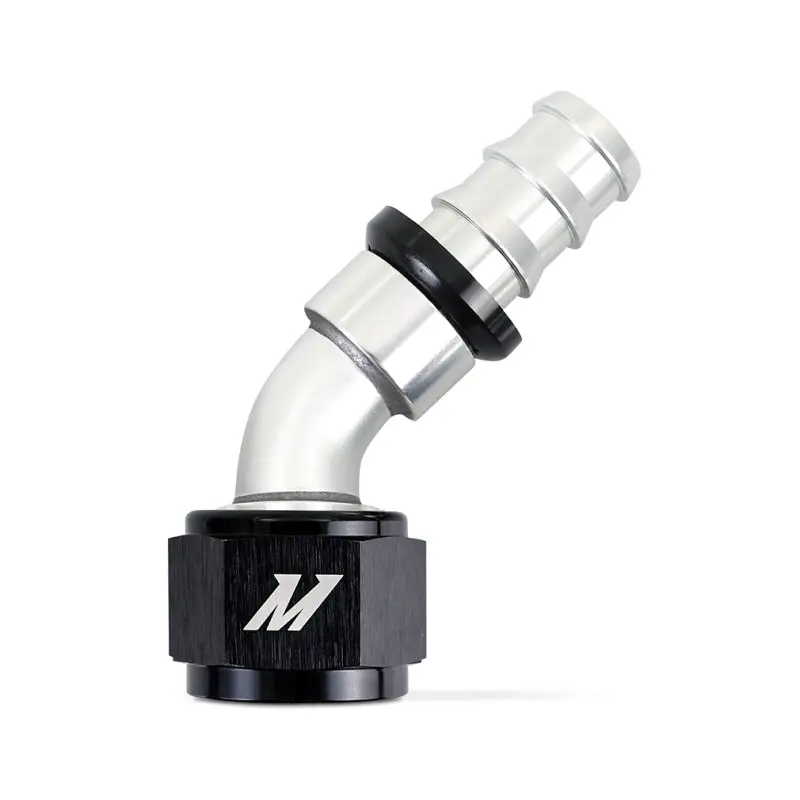 Mishimoto 45-Degree Push Lock Fitting -12An 1