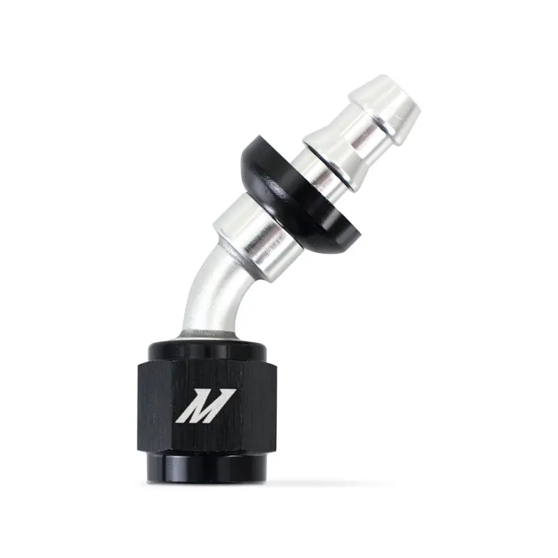 Mishimoto 45 Degree Push Lock Fitting - 4An 1